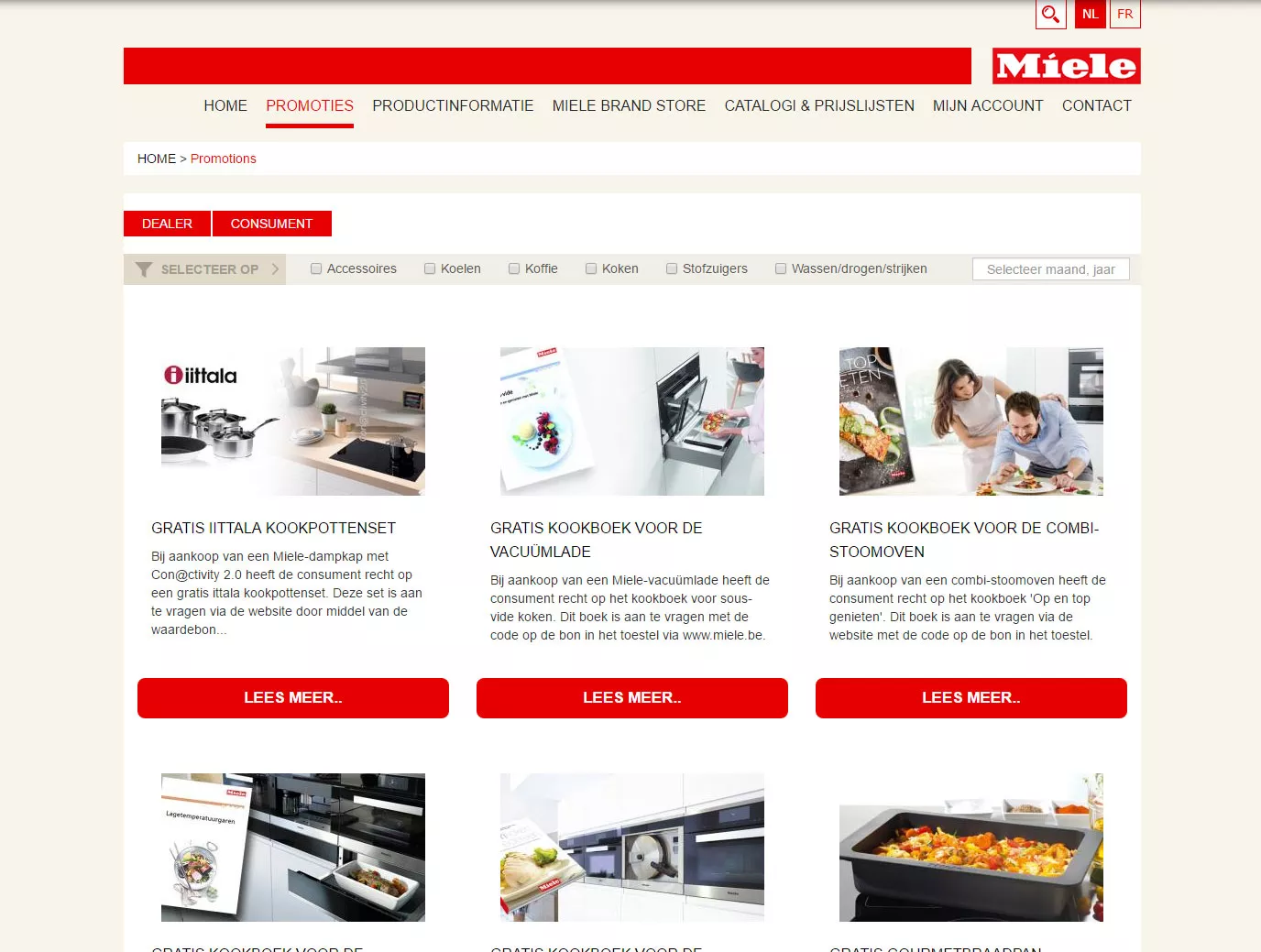 B2B dealerplatform Miele