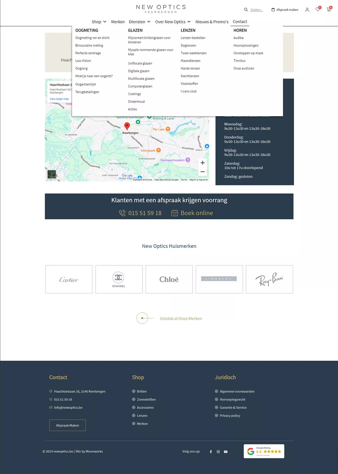 E-commerce platform New Optics